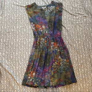 VINTAGE watercolor dress